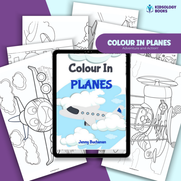 Colour In Planes ebook thumbnail by Kidsology books