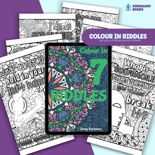 Colour In Riddles thumbnail from Kidsology Books
