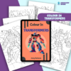 Colour In Transformers ebook by Kidsology books
