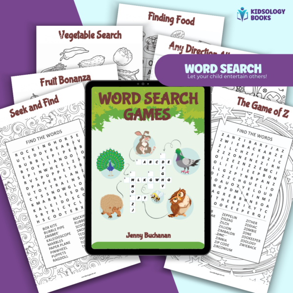 Word Search ebook thumbnail by Kidsology books